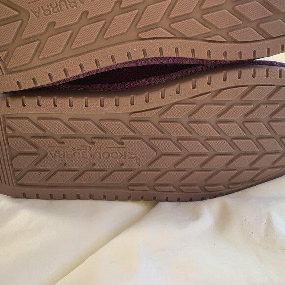 Koolaburra by UGG Koola Purple Suede Fur Line Sheepskin Cozy Winter Boots NWOT - Picture 4 of 6